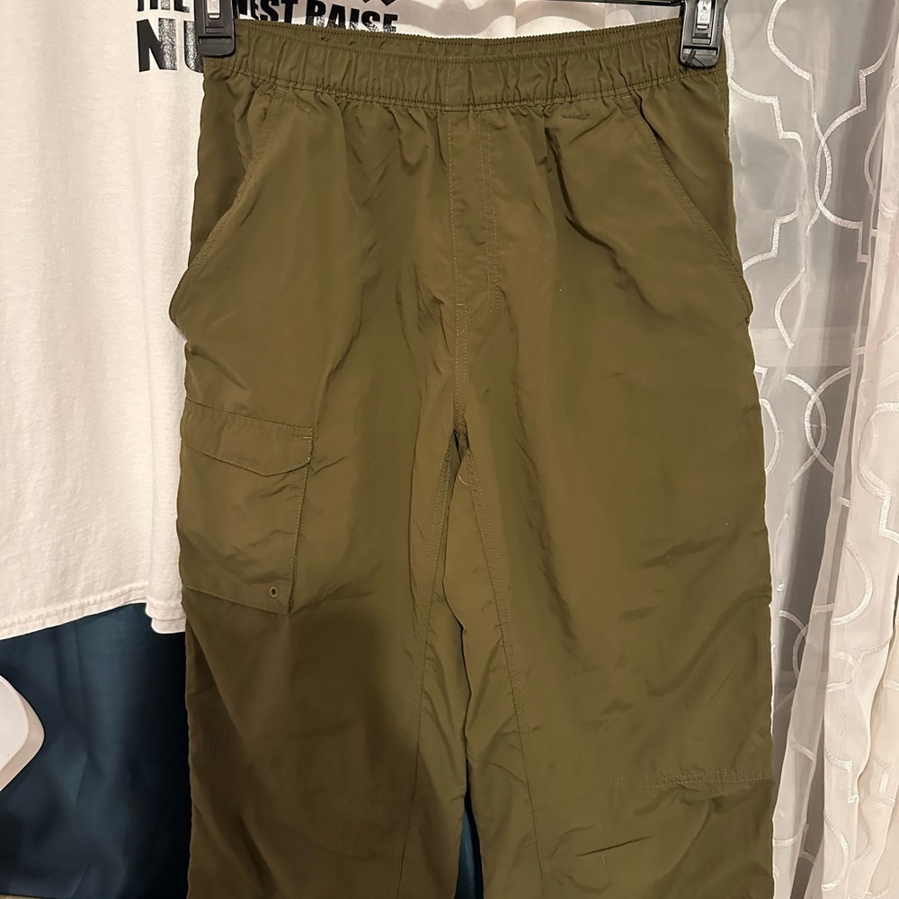 Columbia Youth xl light weight olive green Cargo/utility pants - Picture 7 of 10